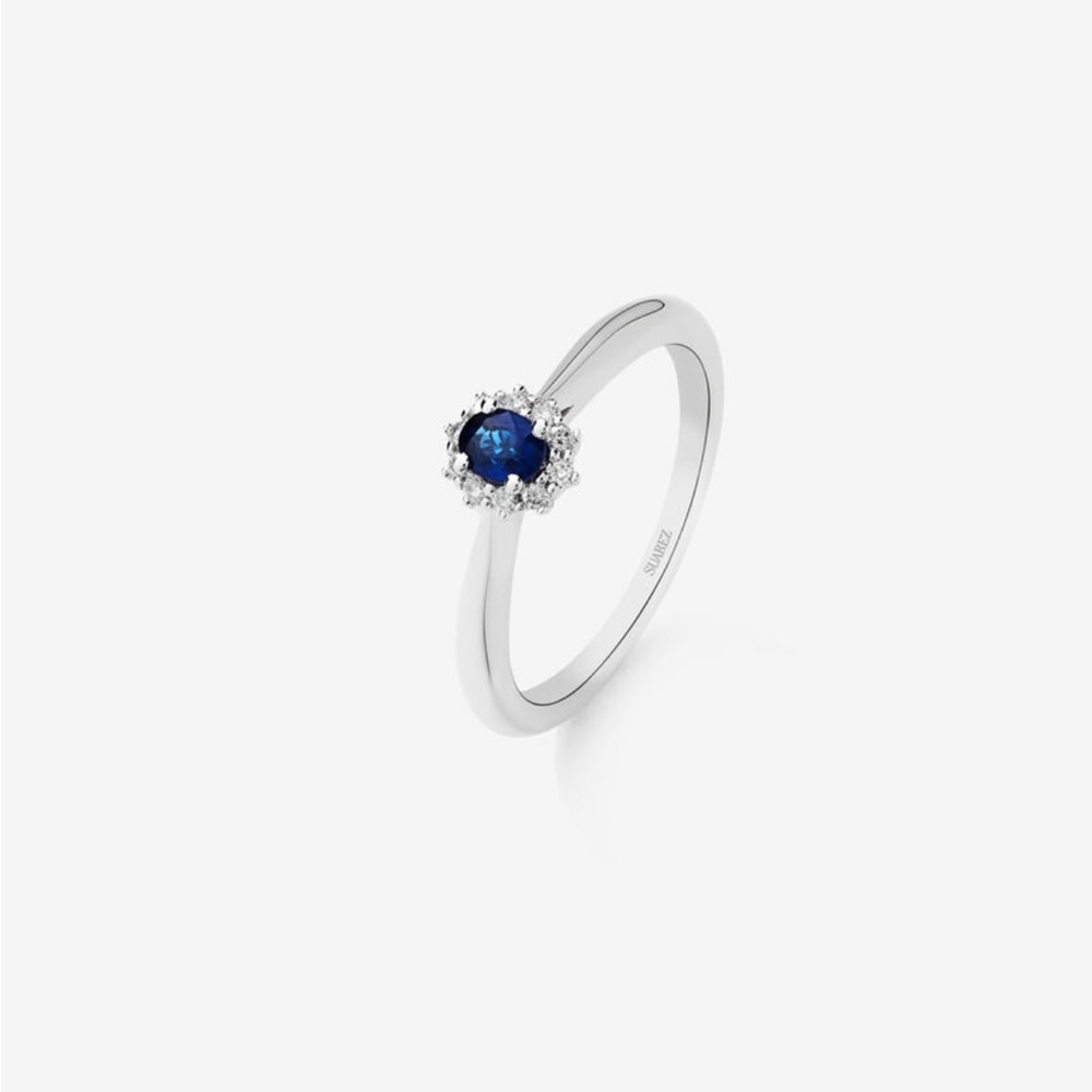 Suarez Barcelona Sapphire Ring Engagement Collection Size 6 Great price! NEW!